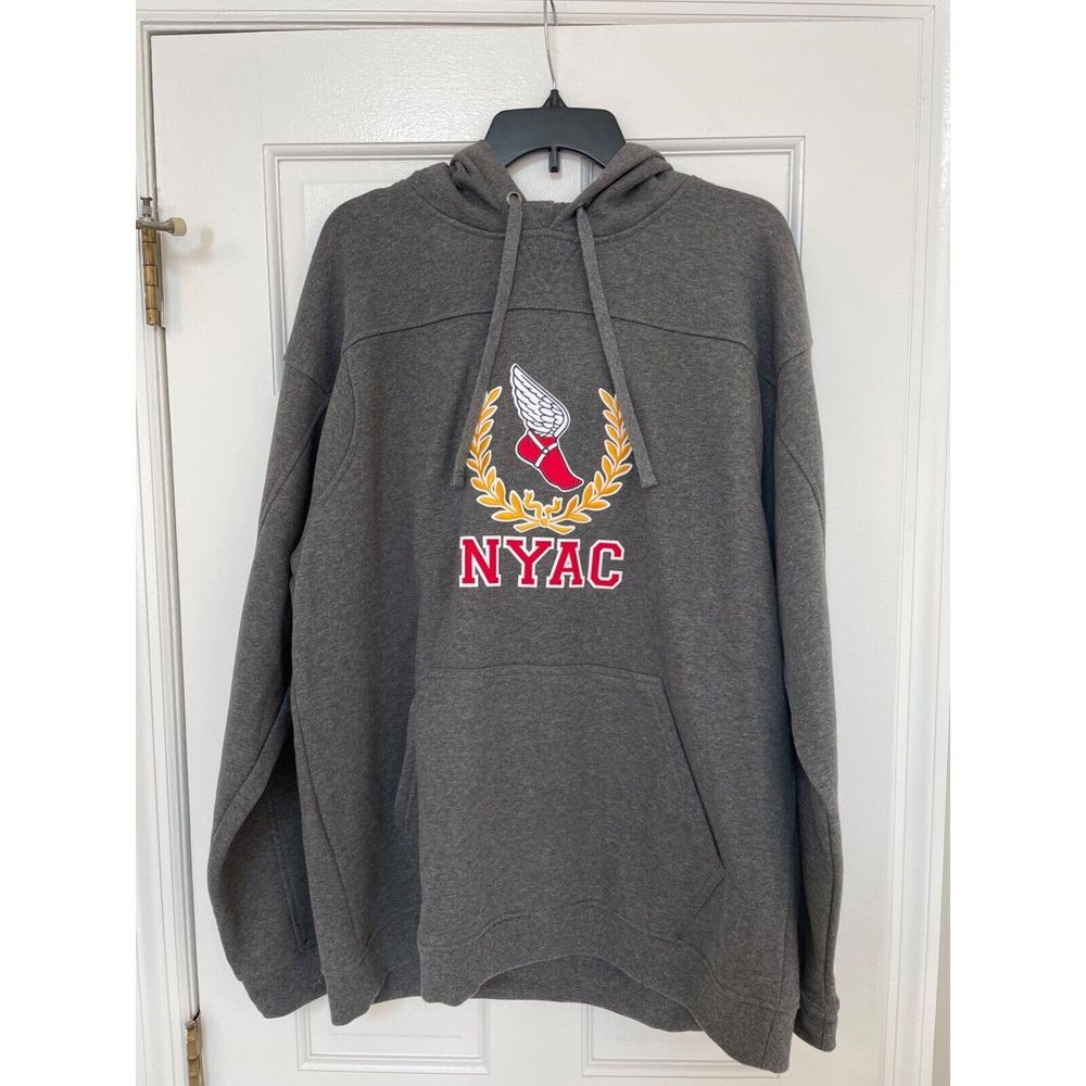 NYAC New York Athletic Club Under Armour Mens Large Hoodie Sweatshirt Embroidere